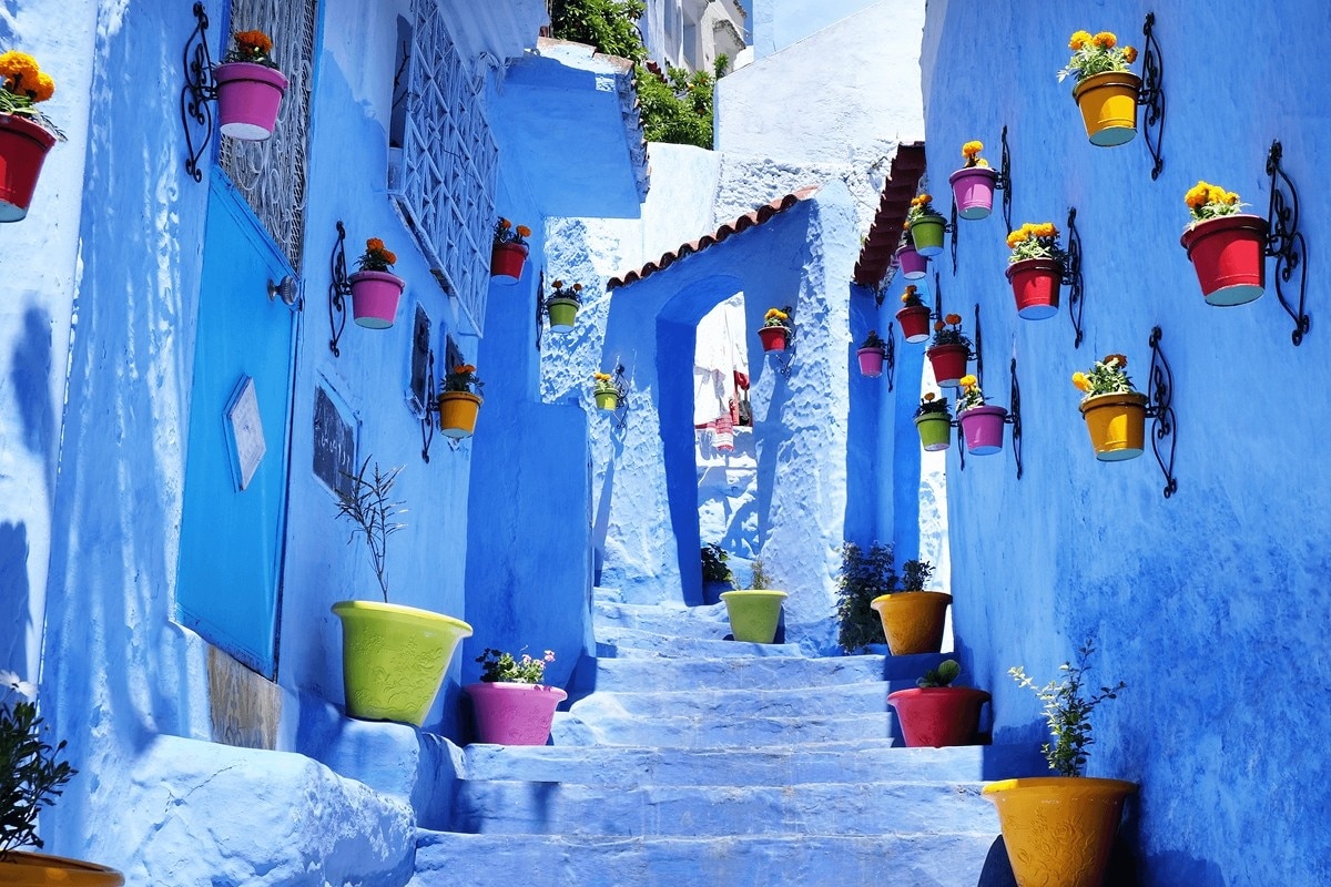 漫步藍城舍夫沙萬(Chefchaouen),沉醉夢幻色彩