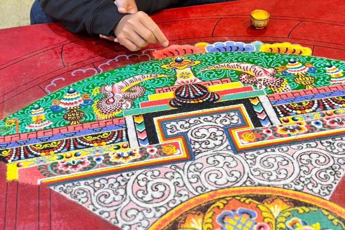 Sand mandala